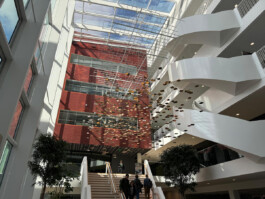 agasi The Cloud artwork lobby Science Faculty Leiden University